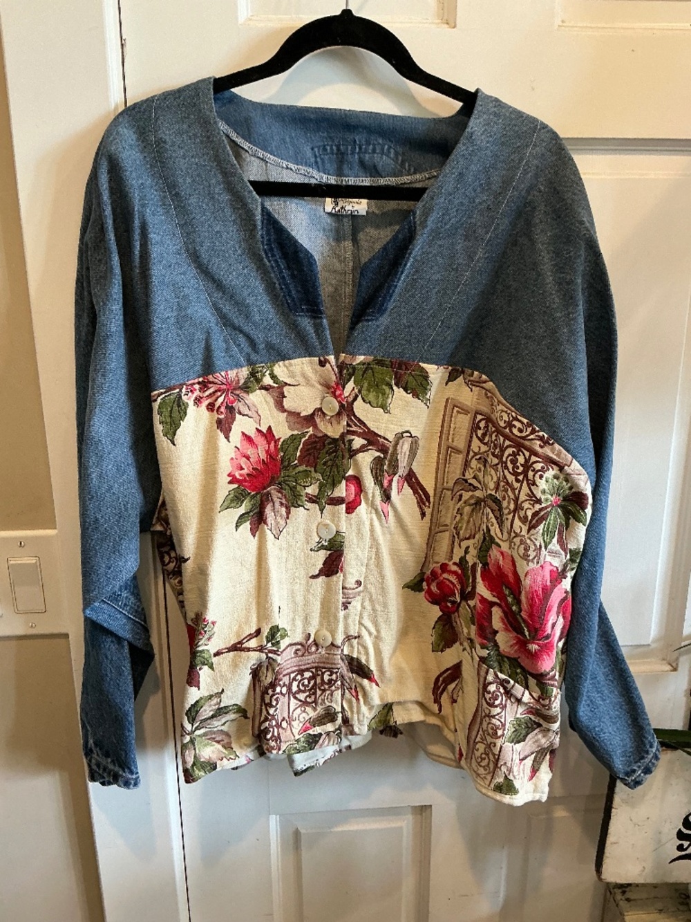 California originals by Kathryn denim cropped jacket!  Vintage!